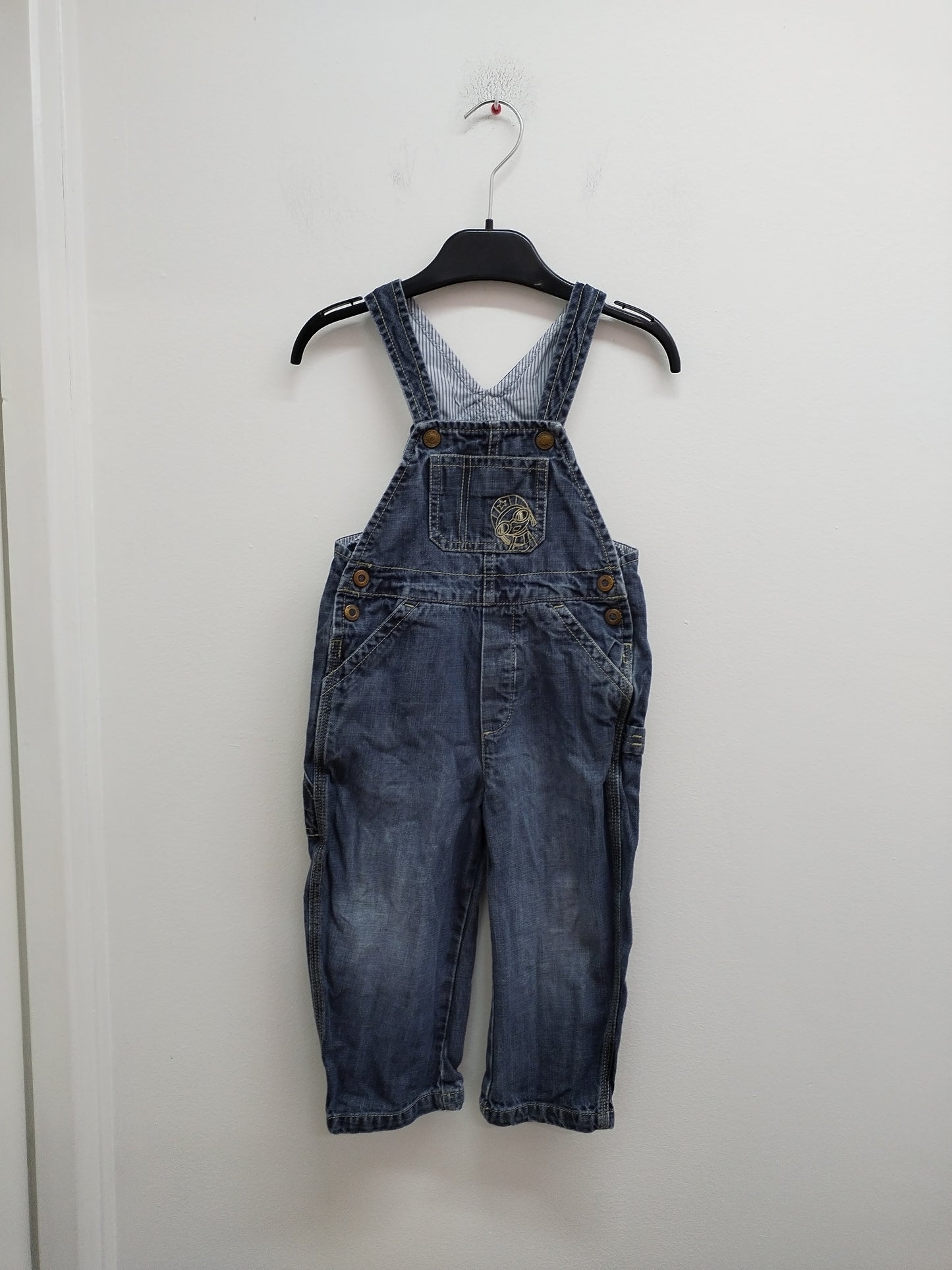 Salopette en jeans Mayoral bleue Taille 24 Mois
