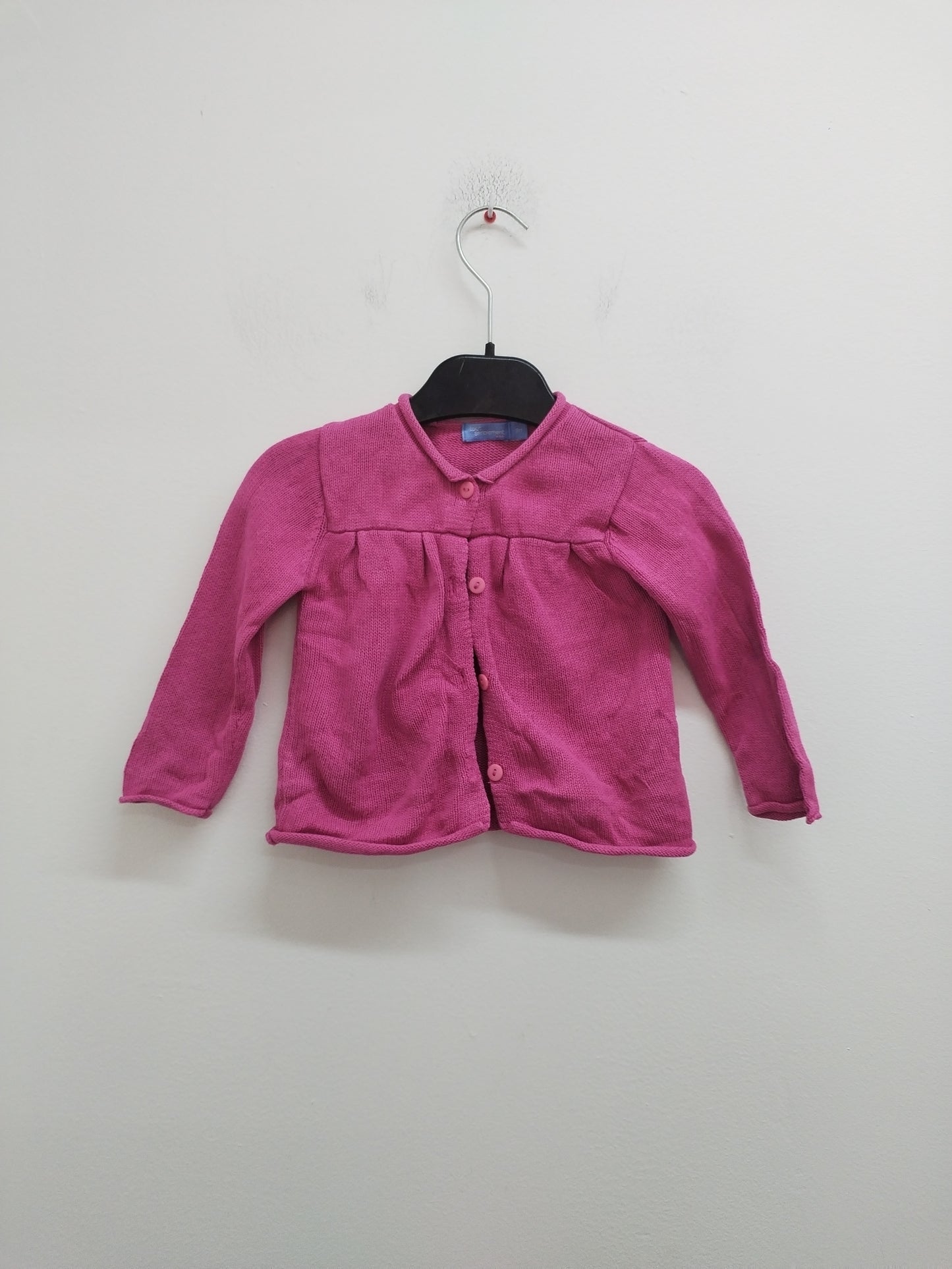 Gilet Tout Simplement rose foncé Taille 9 Mois