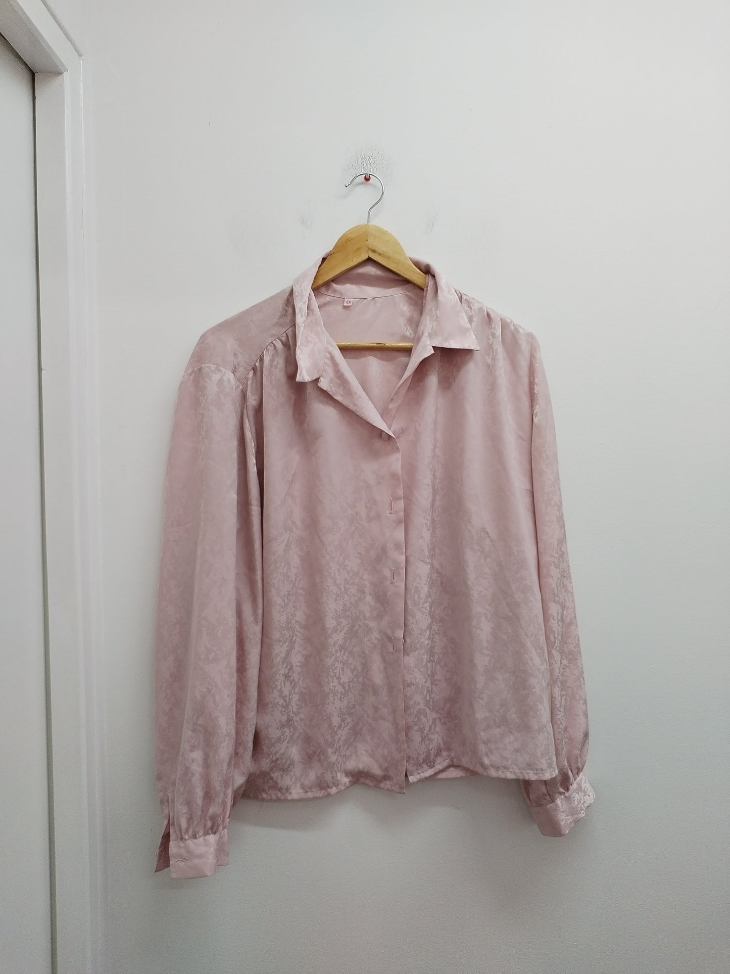 Chemise manches longues rose Taille 48