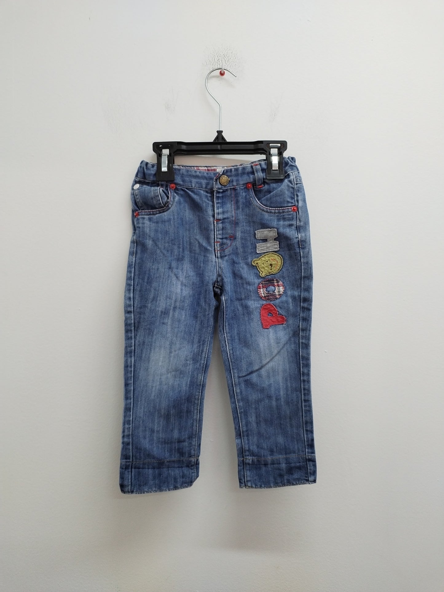 Jeans Disney Baby bleu avec broderie Taille 24 Mois