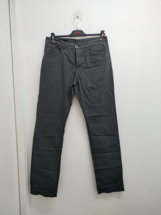 Pantalon Jules gris à petites rayures Taille 38