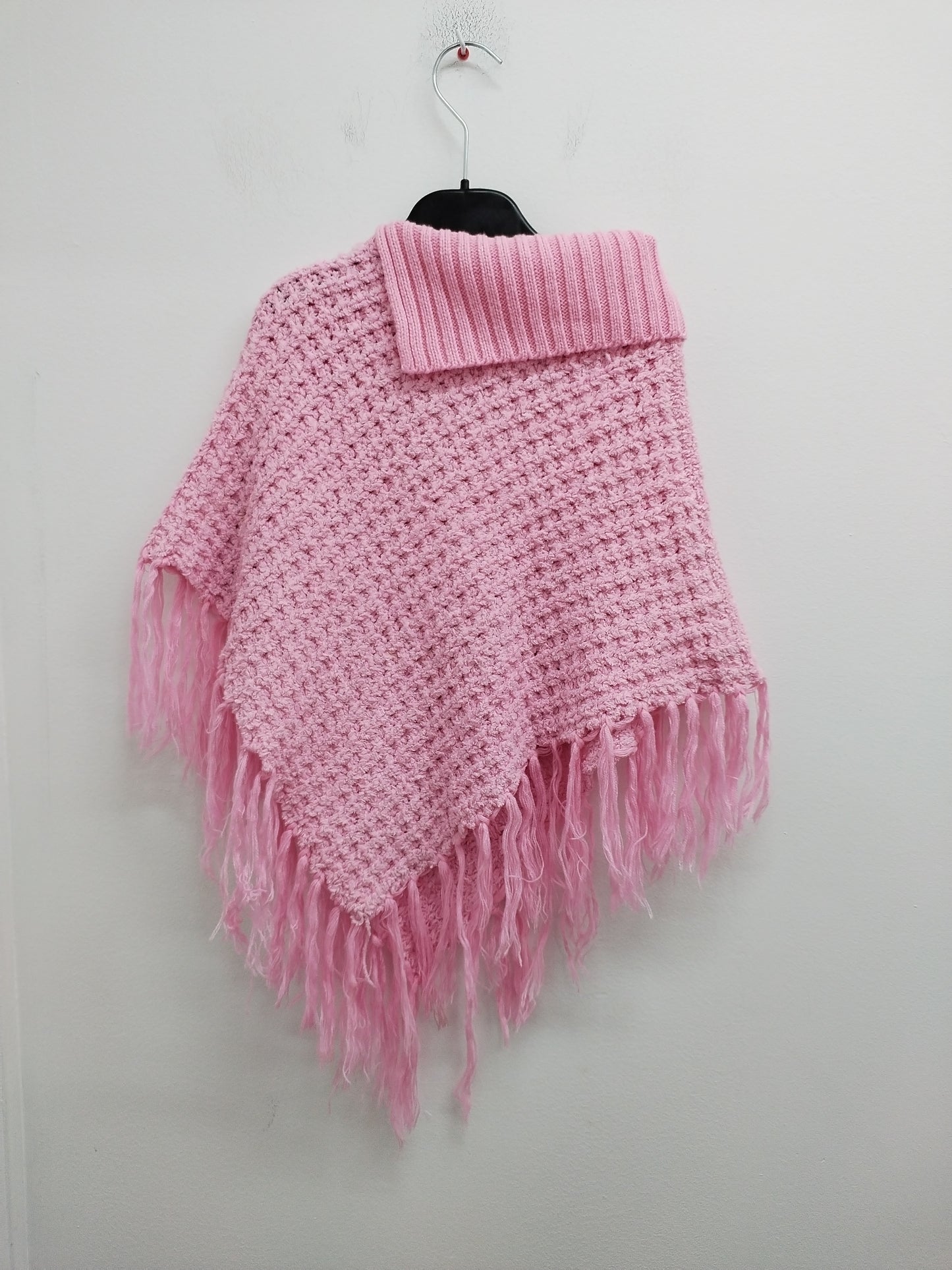 Poncho Sun Fa rose avec franges Taille 6 Ans