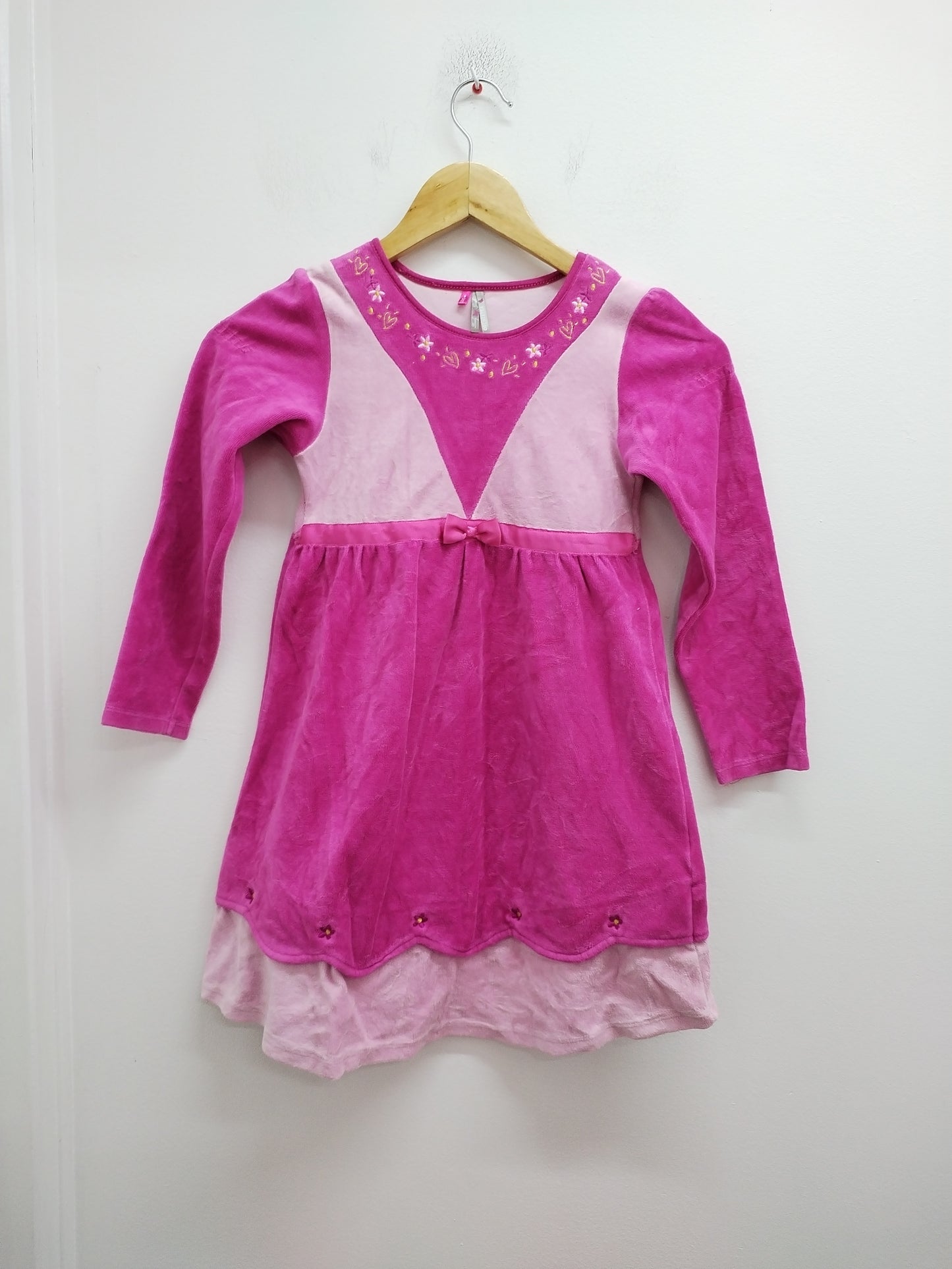 Chemise de nuit Orchestra rose avec broderie Taille 6 Ans