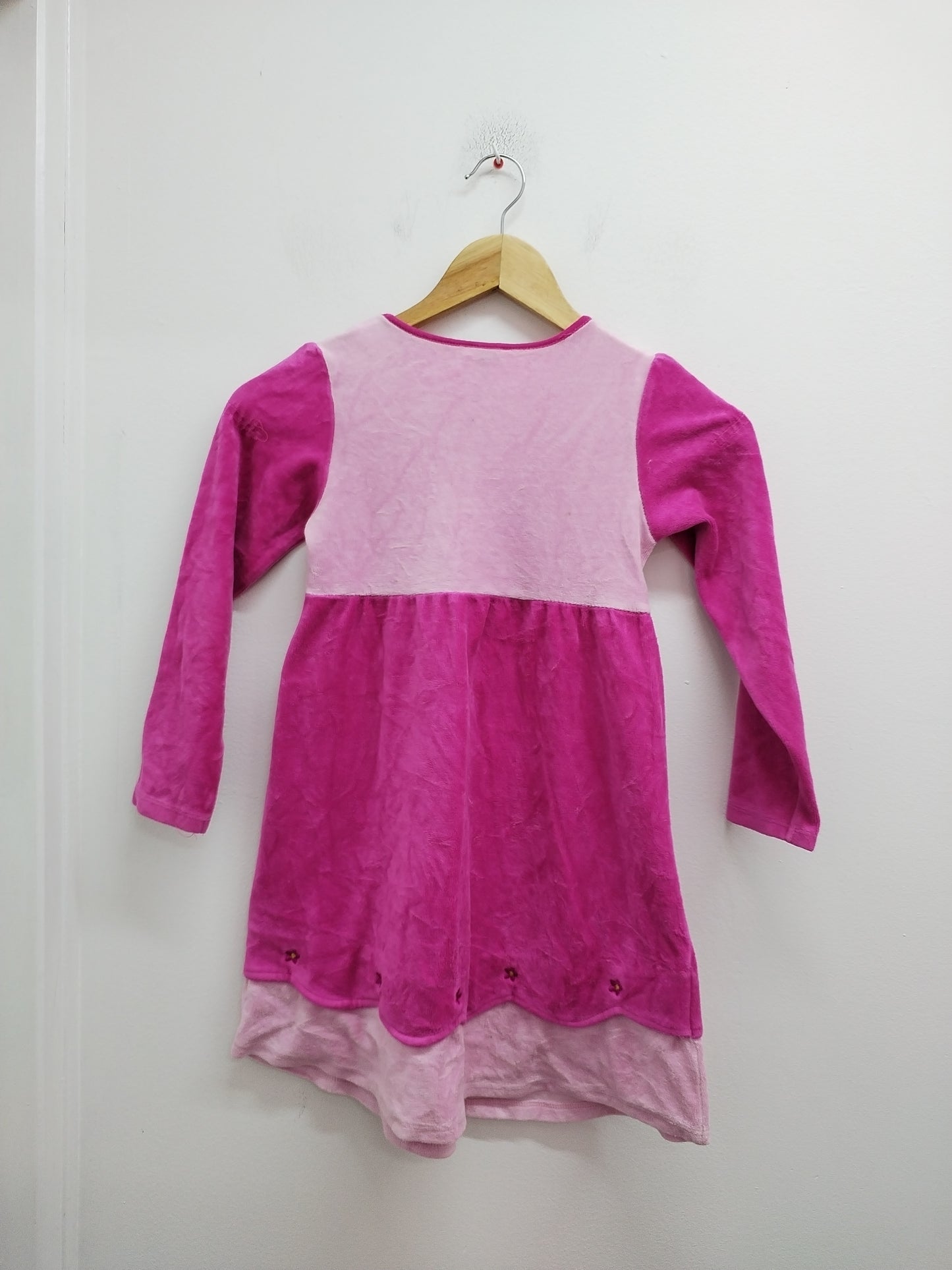 Chemise de nuit Orchestra rose avec broderie Taille 6 Ans