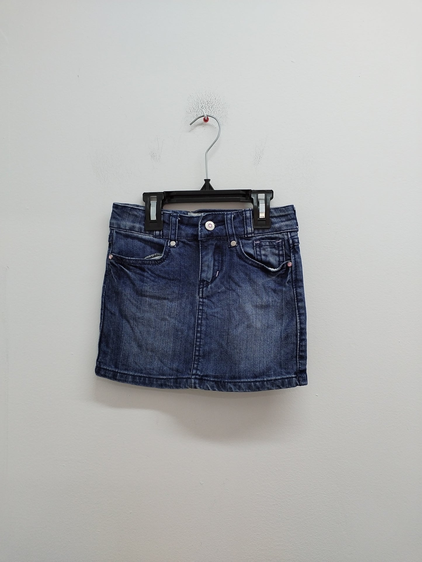 Jupe en jeans Vinyl Fraise bleue délavée Taille 6 Ans