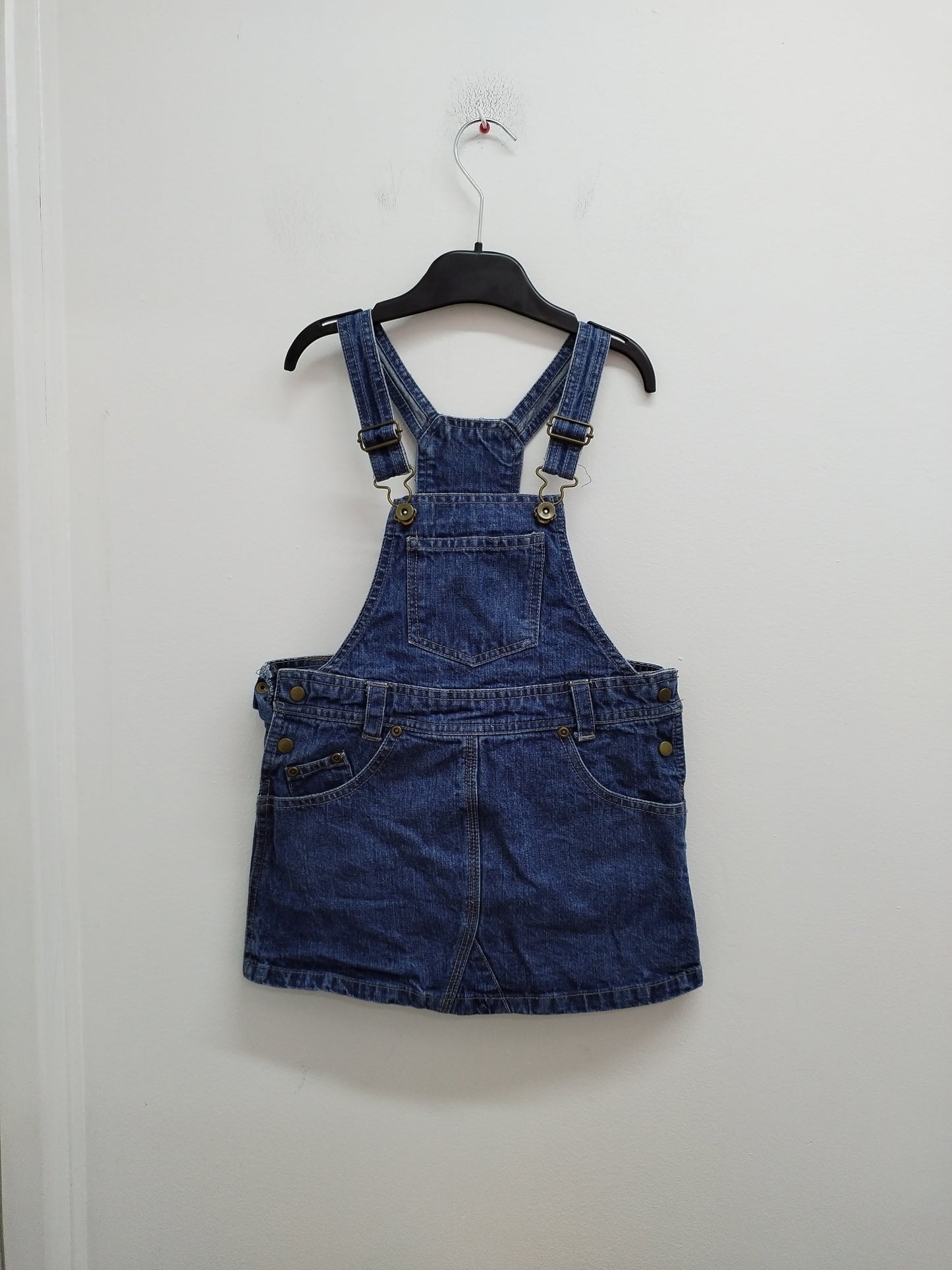 Robe à bretelles en jeans NKY bleue Taille 6 Ans