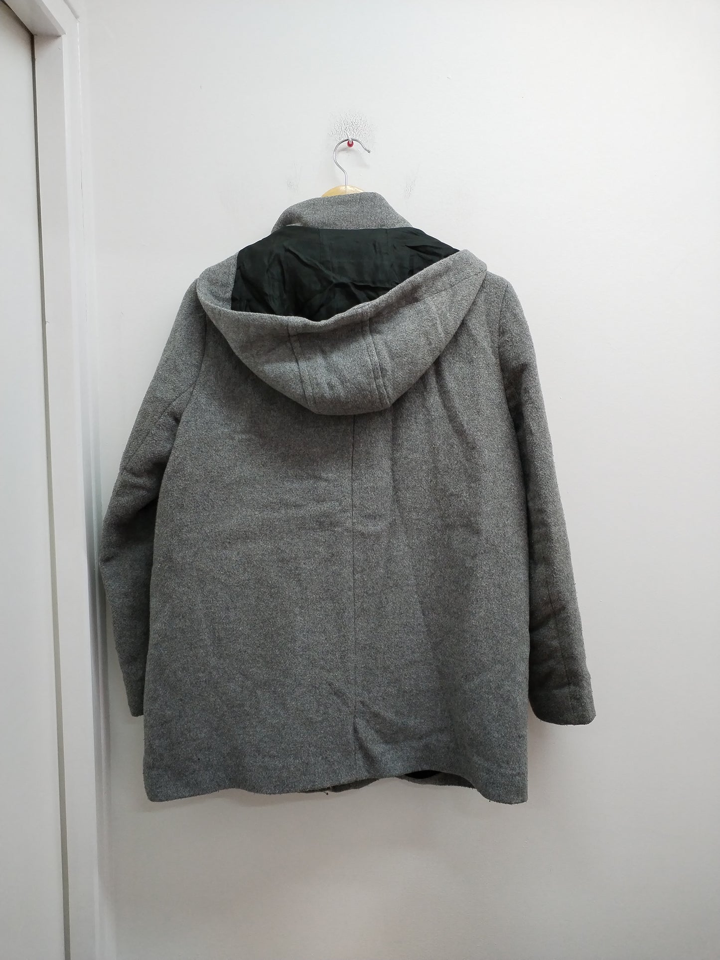 Manteau à capuche Zara gris Taille L