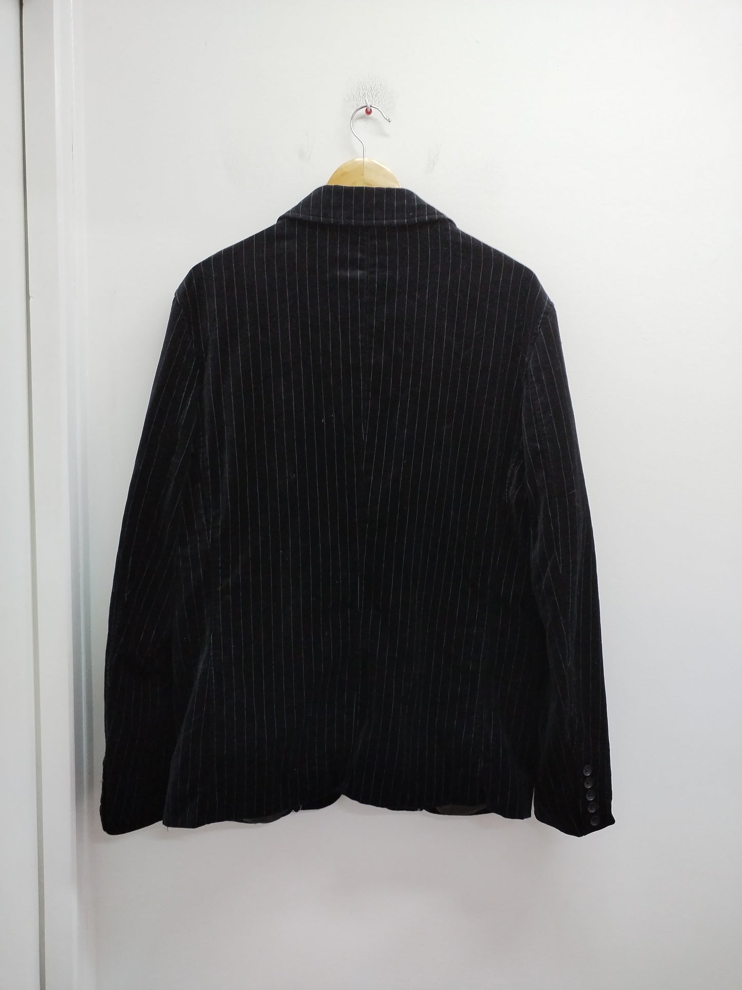 Veste en velours Celio noire rayée Taille L