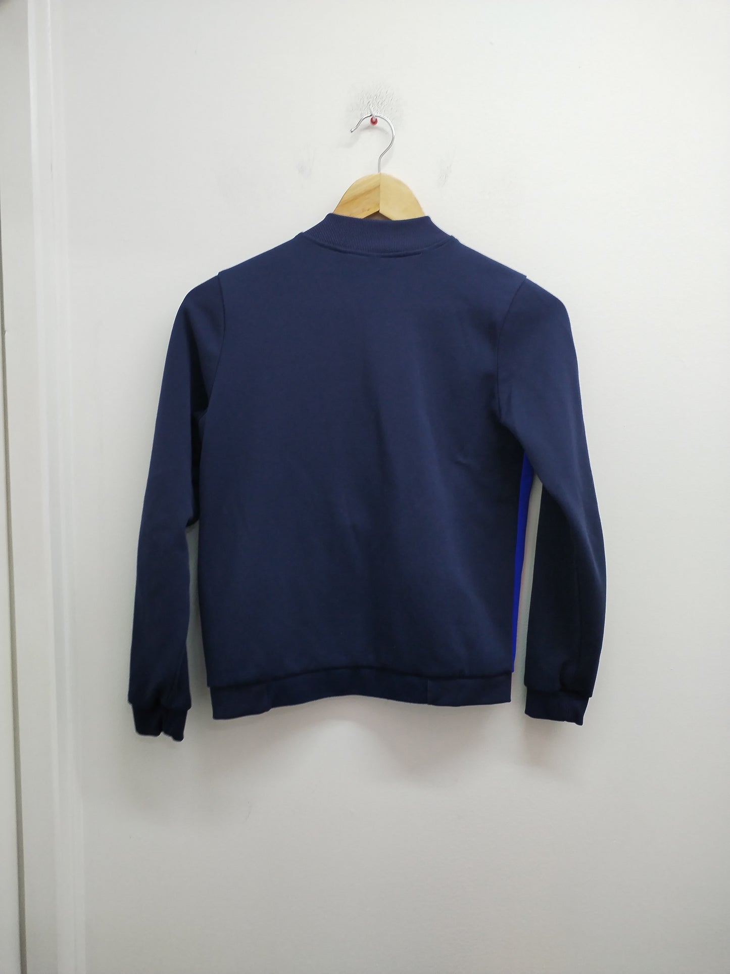 Sweat zippé Kipsta bleu et marine Taille 10/11 Ans