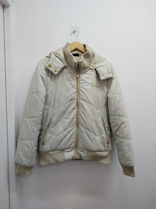 Doudoune Airness beige et dorée Taille XL