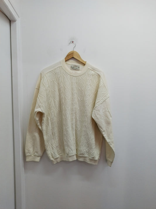 Sweat Gout Couleur Tzigane blanc cassé Taille L