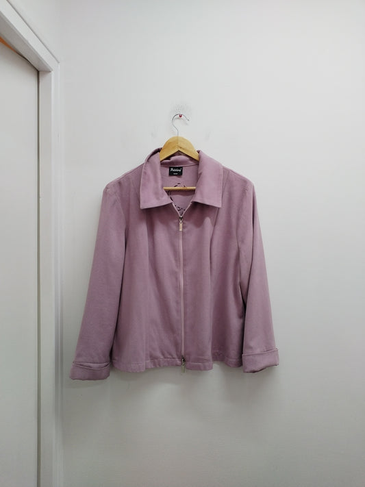 Veste légère Pulchery vieux rose avec motif tigre ajouré dans le dos Taille L