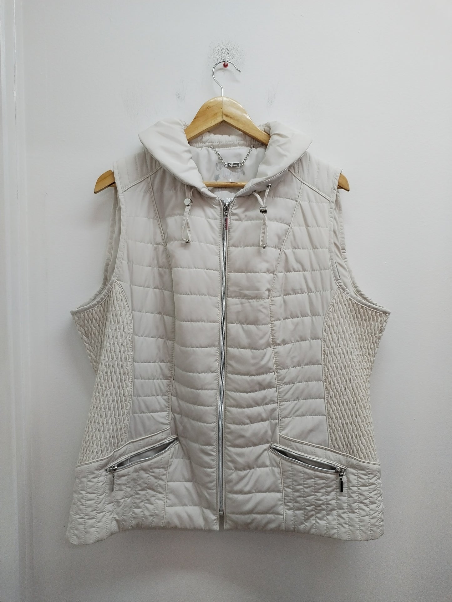 Doudoune sans manche Canda blanche Taille 2XL