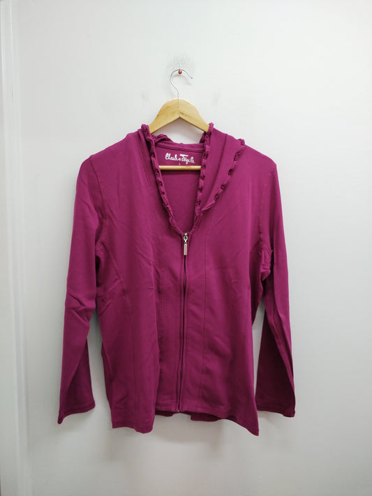 Gilet zippé Charles Vögele prune Taille L