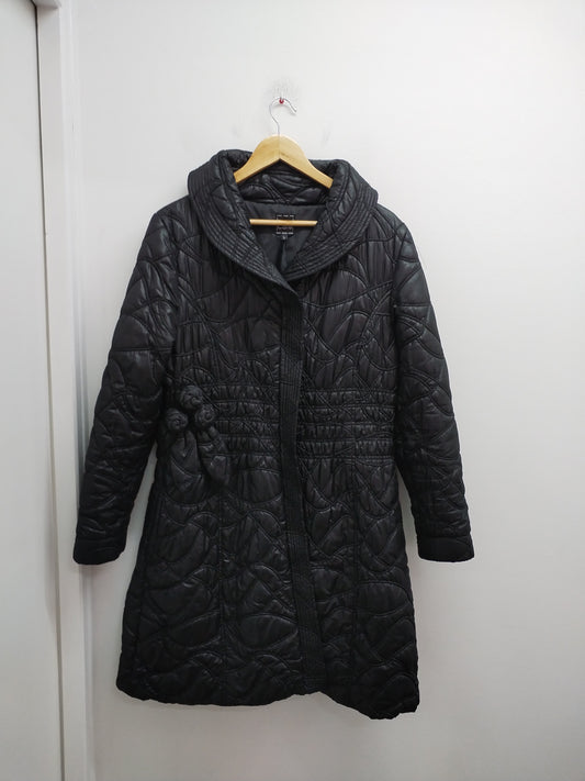 Doudoune longue légère Pause Café noire Taille L