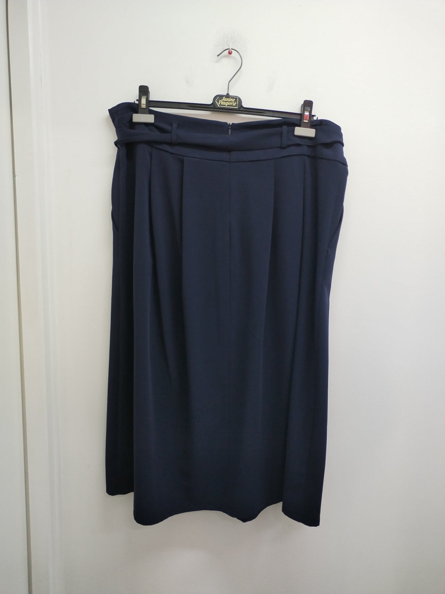 Jupe longue Plus Collection marine Taille 48