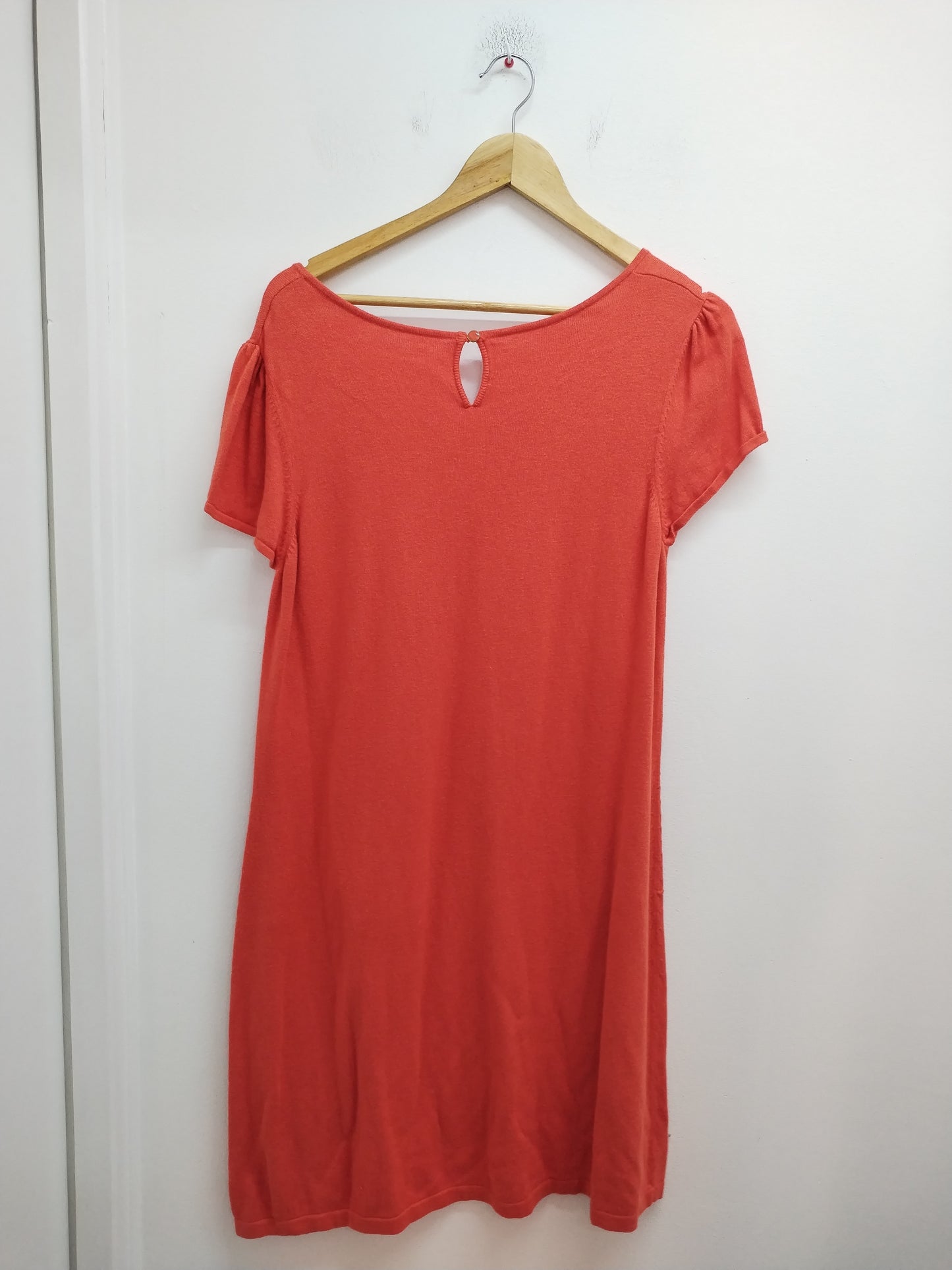 Robe pull manches courtes orange Taille M