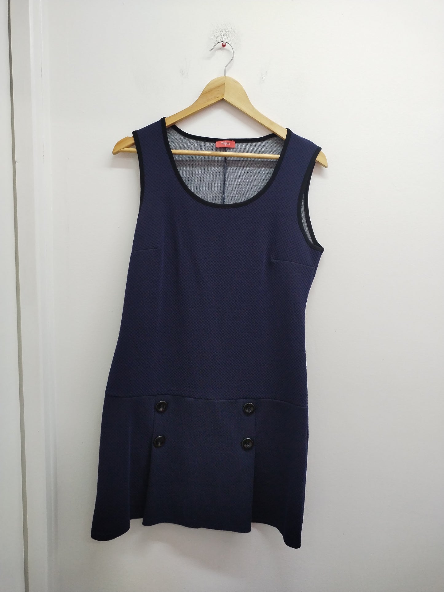 Robe sans manches Tissaia marine Taille 46