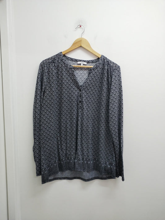 Tunique manches longues imprimée La Halle Taille L