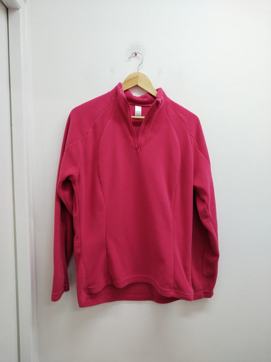 Polaire Quechua framboise Taille XL