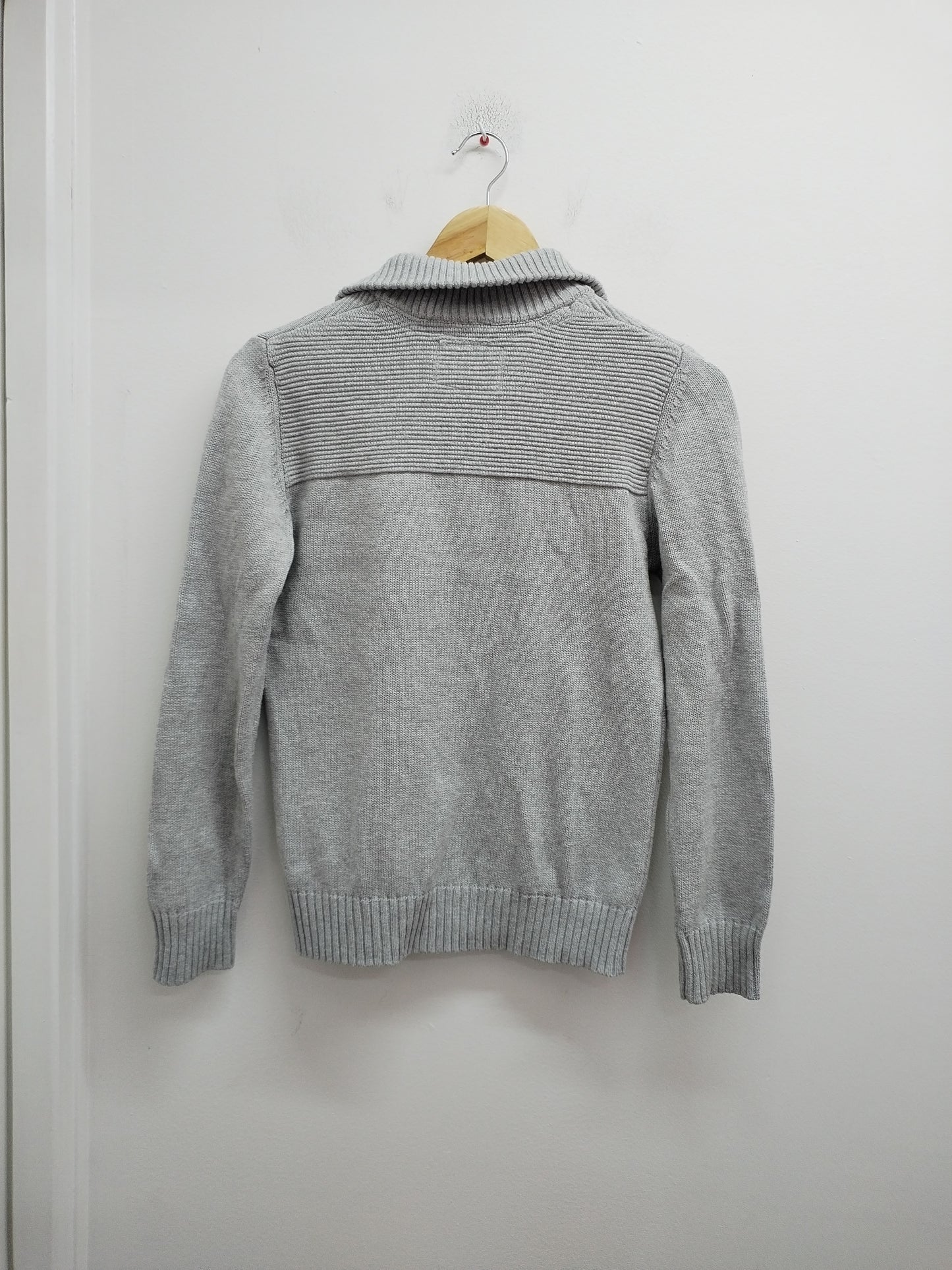 Pull avec col Zara gris clair Taille 11/12 Ans