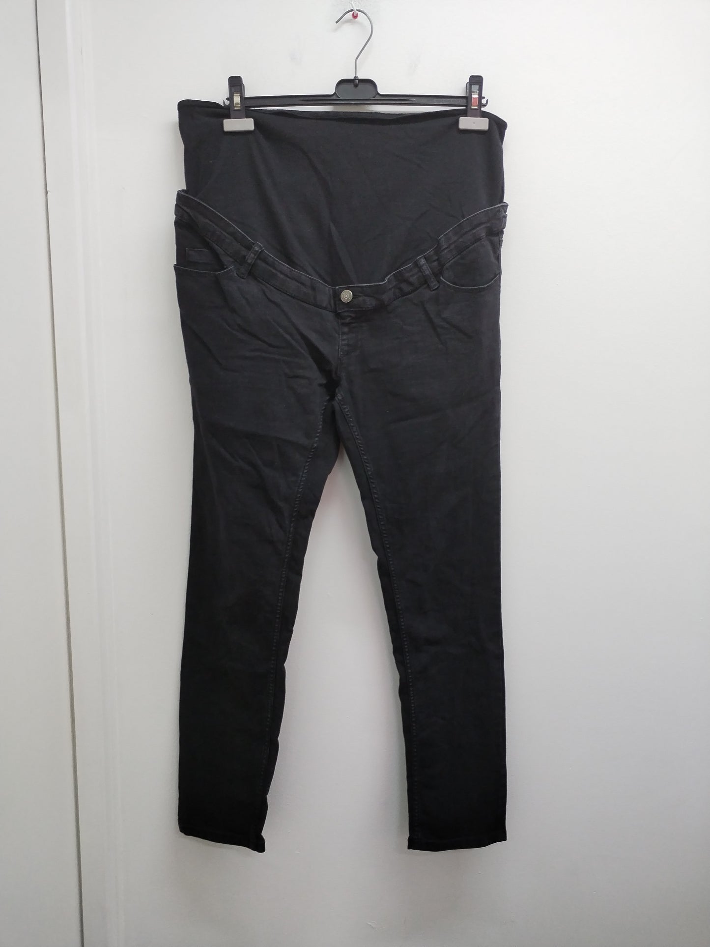 Jeans de grossesse avec bandeau Kiabi noir Taille 44
