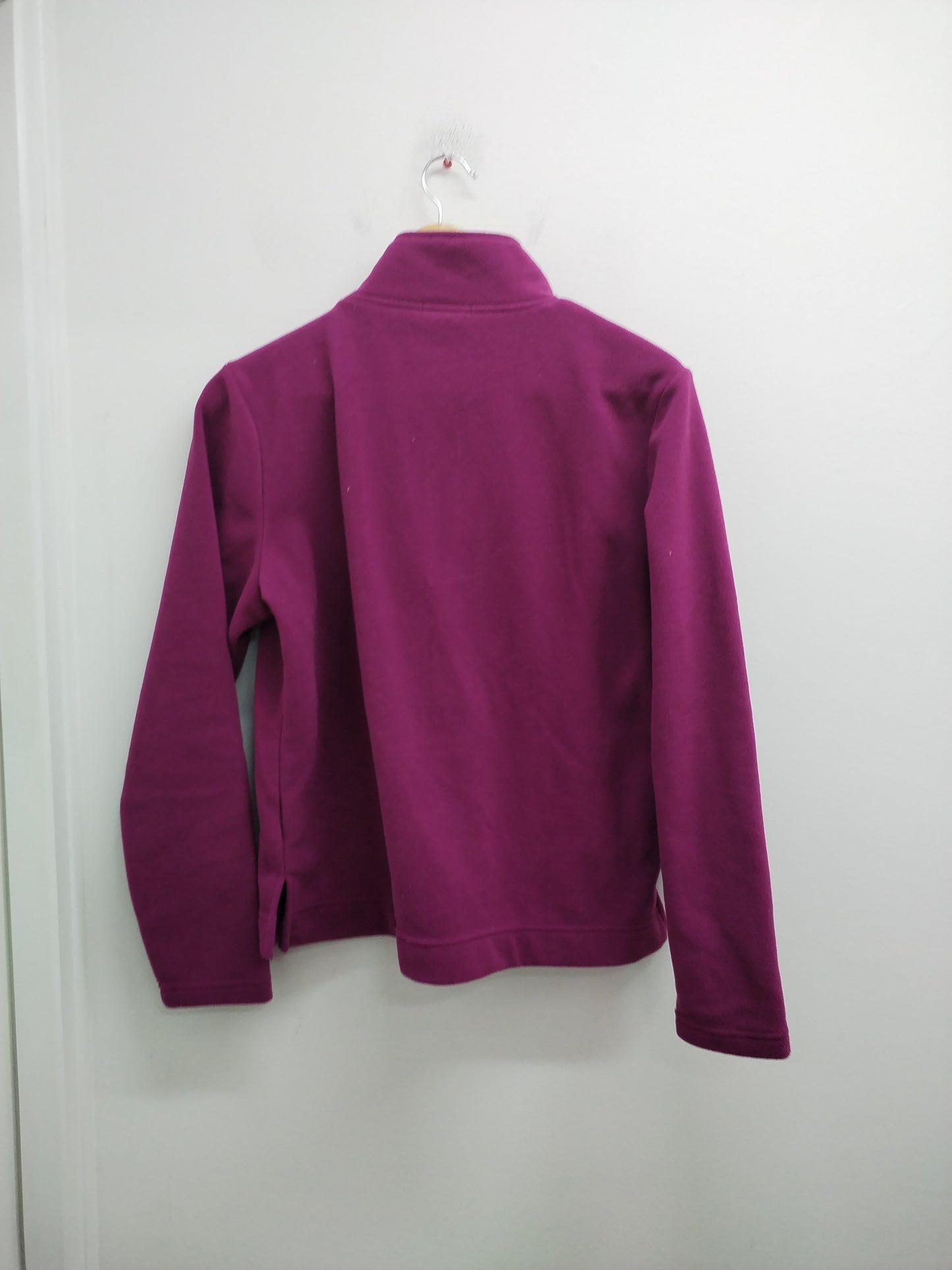 Polaire 3 Suisses prune avec broderie Taille 38/40