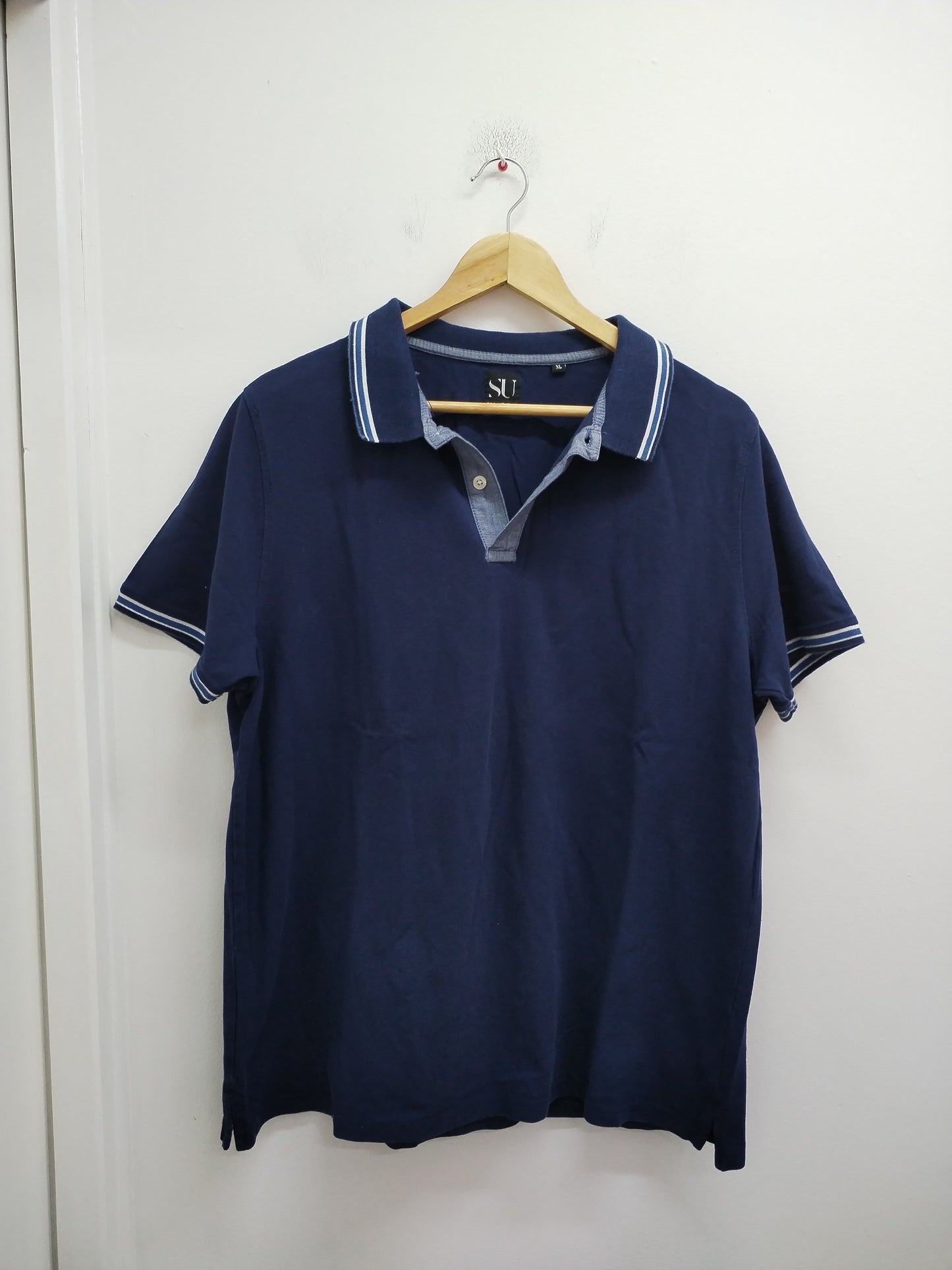 Polo manches courtes Straight Up marine Taille XL