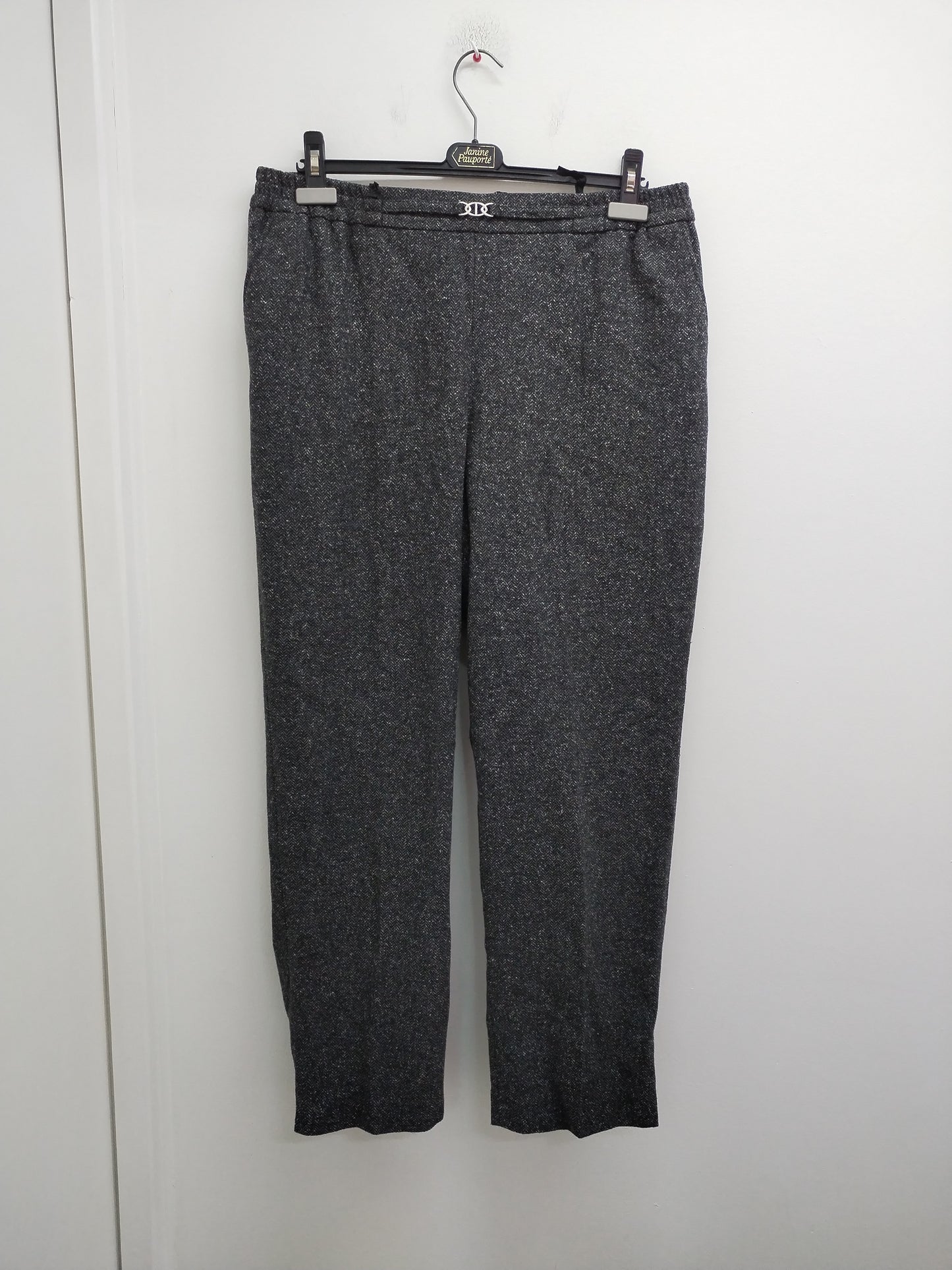 Pantalon d'hiver Come On gris anthracite chiné Taille 48