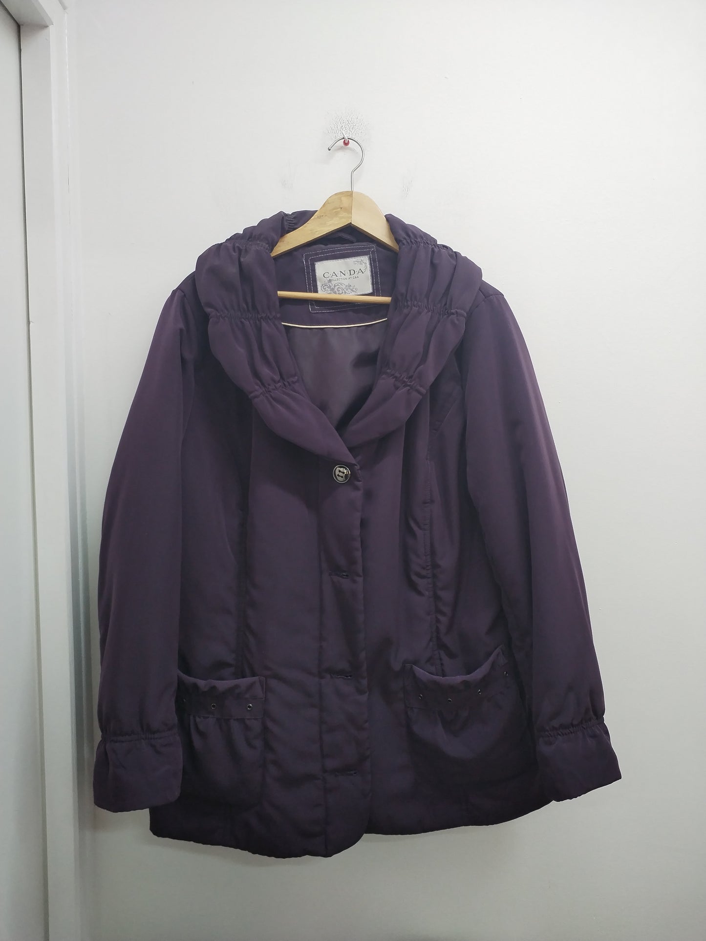 Doudoune Canda prune Taille 2XL