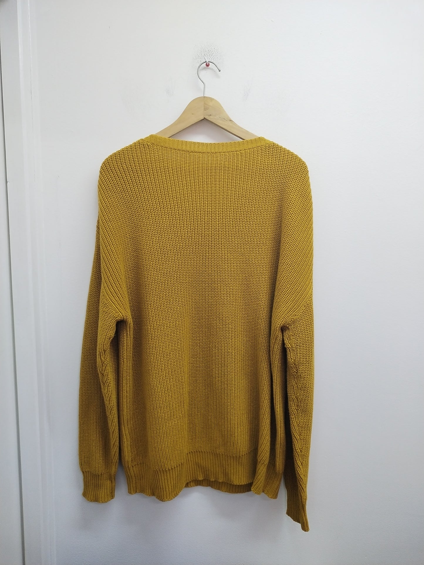 Pull en mailles moutarde Taille XL