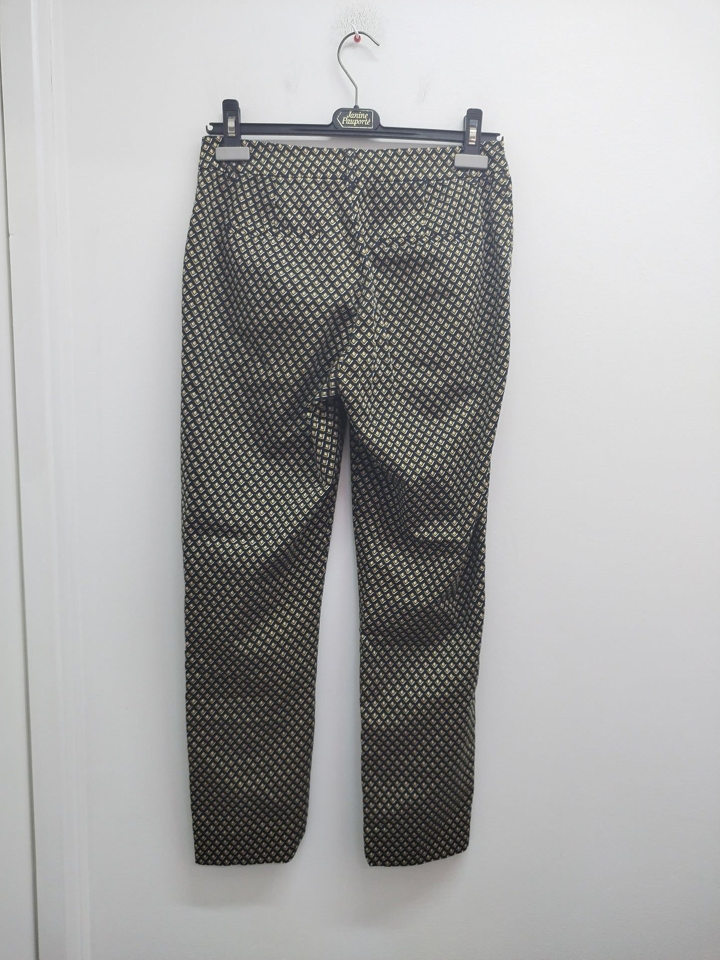 Pantalon Cache-Cache noir à motifs Taille 36