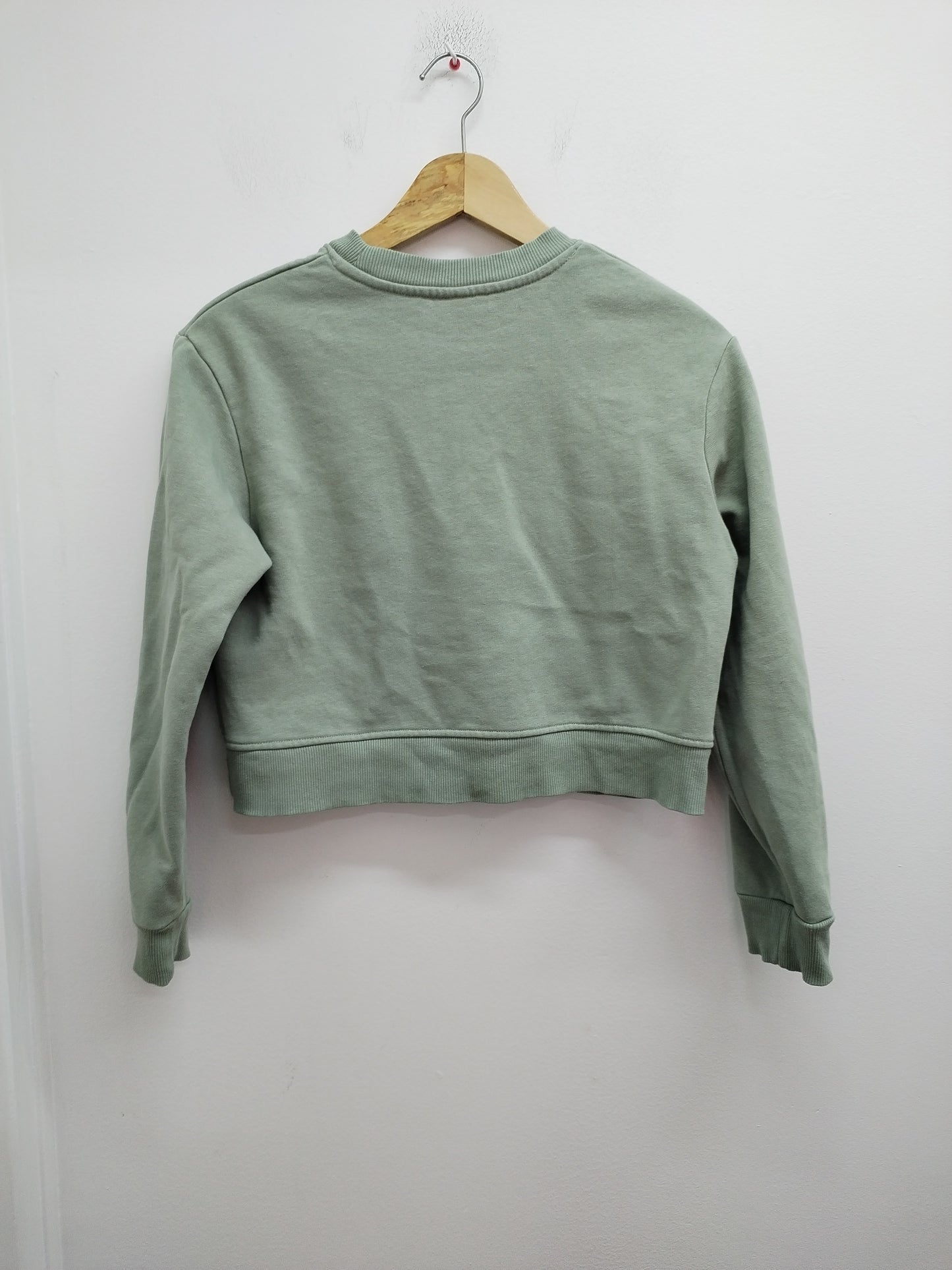 Sweat court Kiabi vert d'eau Taille XXS (12 Ans)