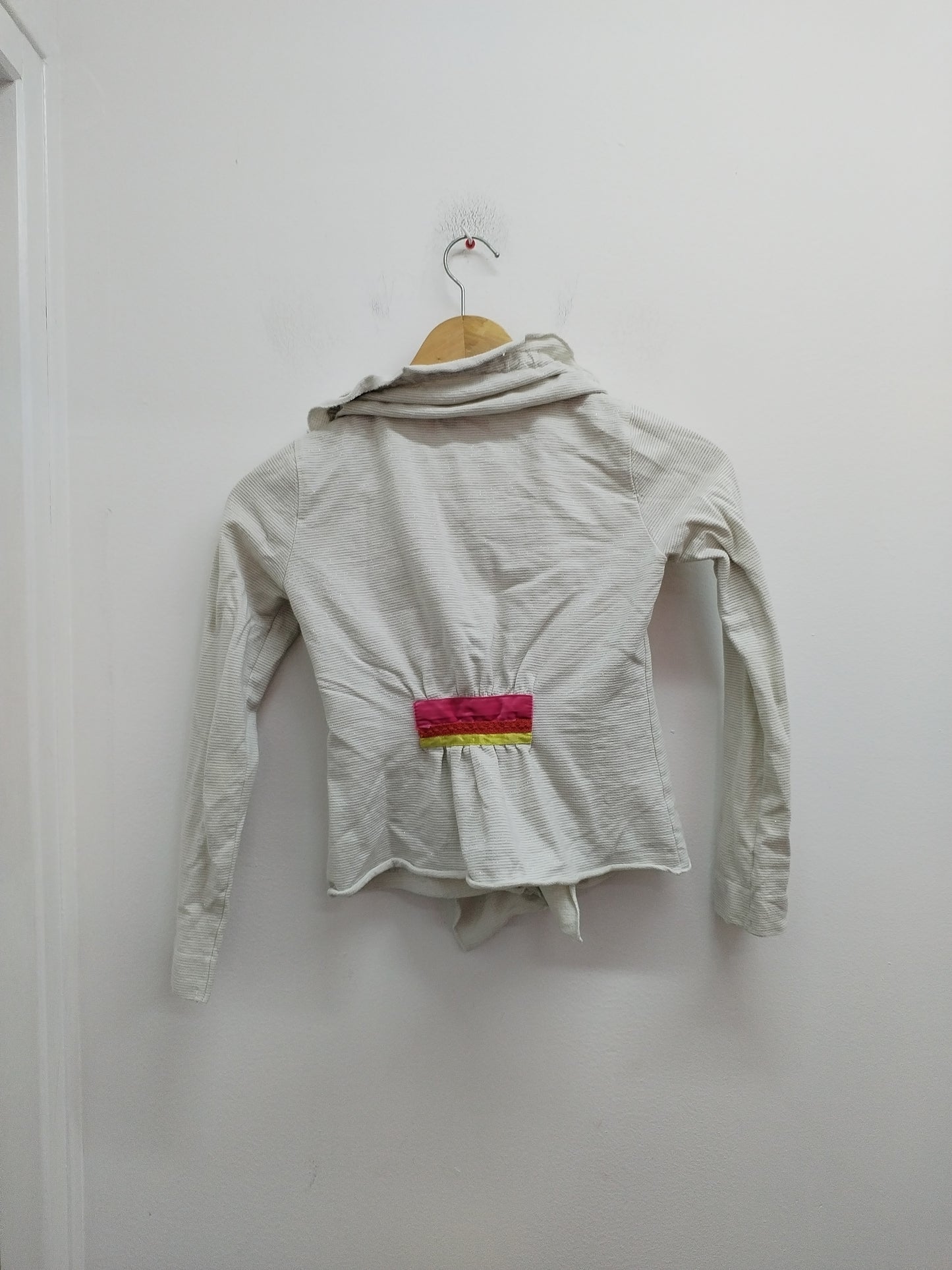 Gilet Desigual beige rayé argenté Taille 7/8 Ans