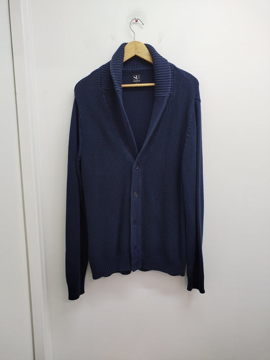 Gilet en mailles Straight Up marine Taille XL