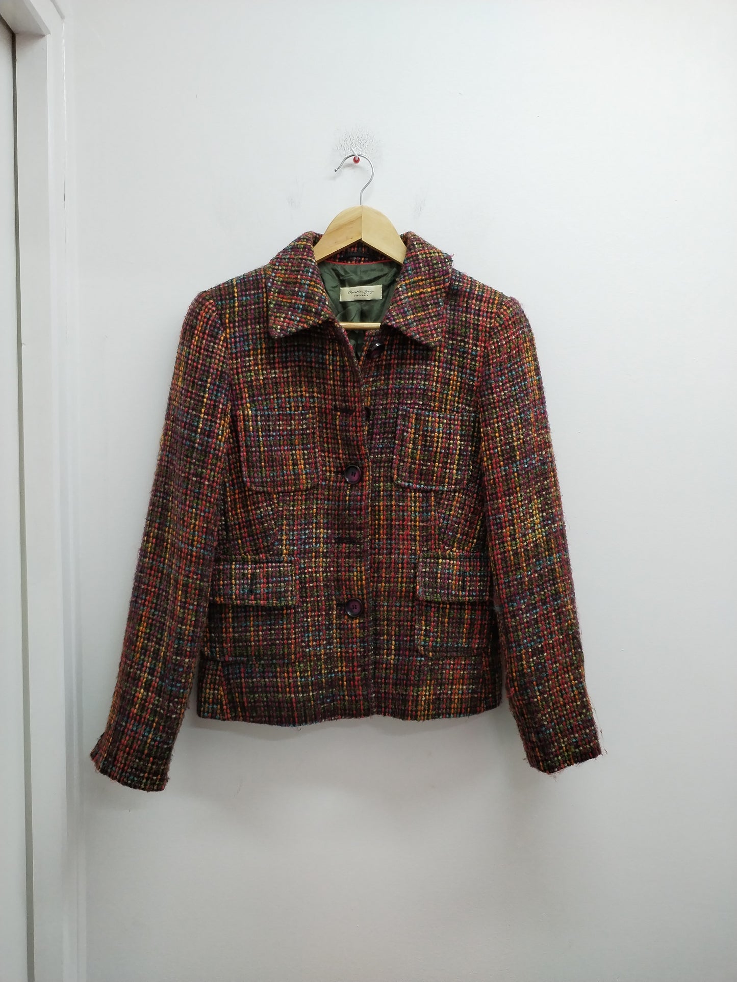 Veste en laine Christian Berg multicolore Taille 38