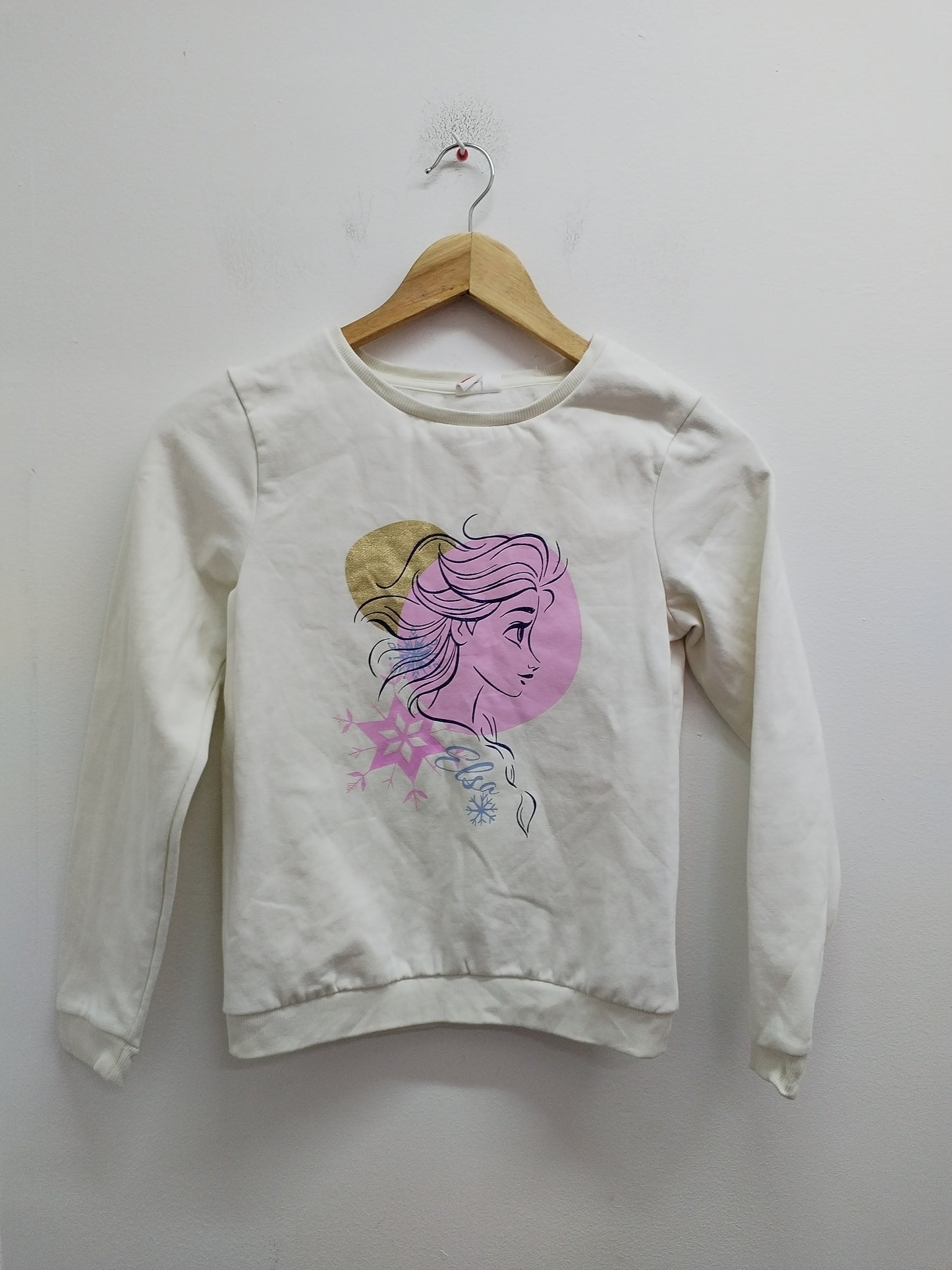 Sweat Orchestra blanc avec impression "Elsa"