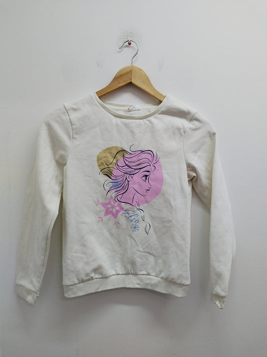 Sweat Orchestra blanc avec impression "Elsa"