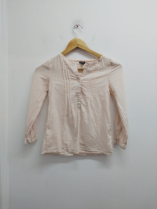 Tunique Kiabi rose et argenté Taille 8 Ans