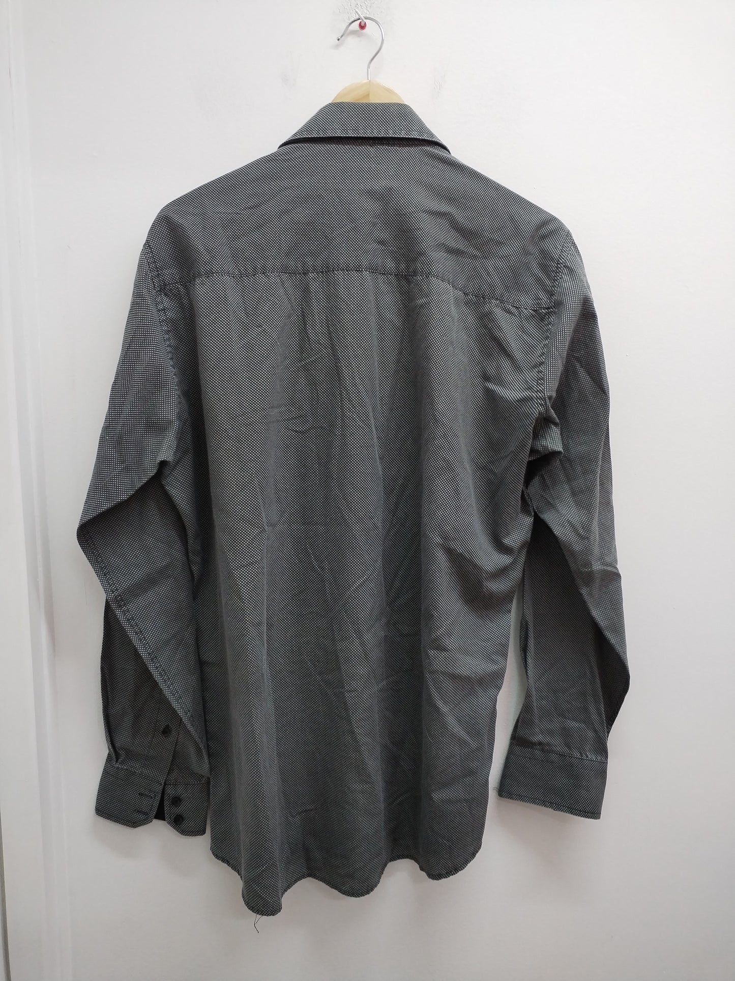 Chemise Gil D'Auray grise à petits pois Taille XL