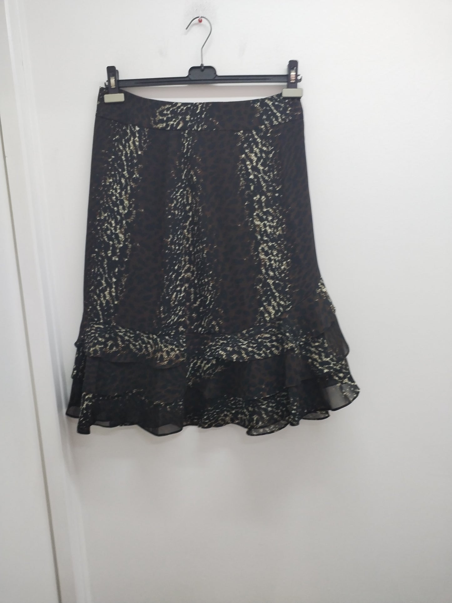 Jupe avec volants Emma Pernelle imprimé animal Taille 44