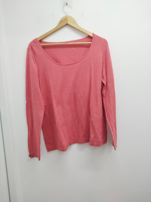 Pull fin corail Taille L