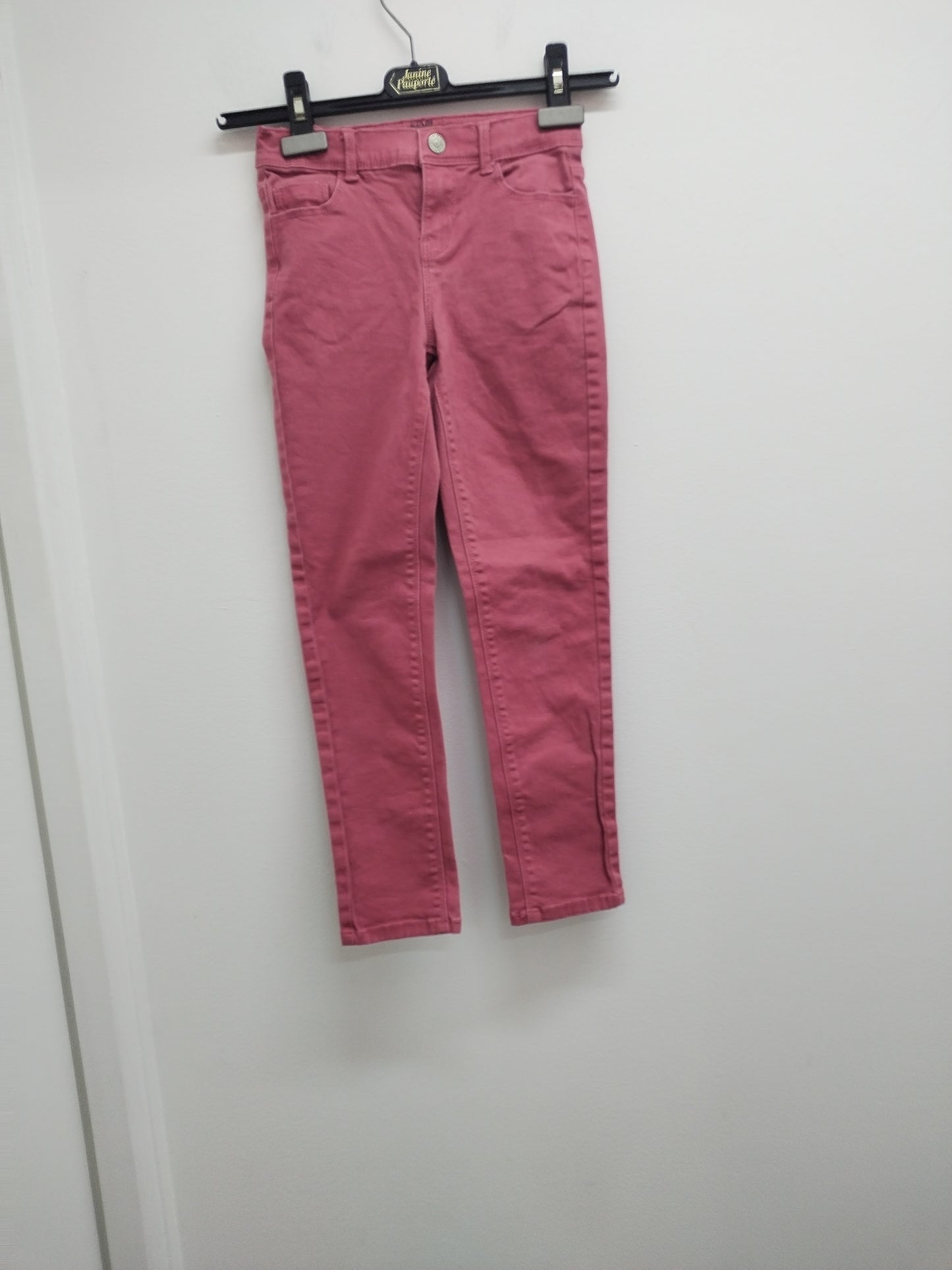 Jeans slim Kiabi rose foncé Taille 9 Ans