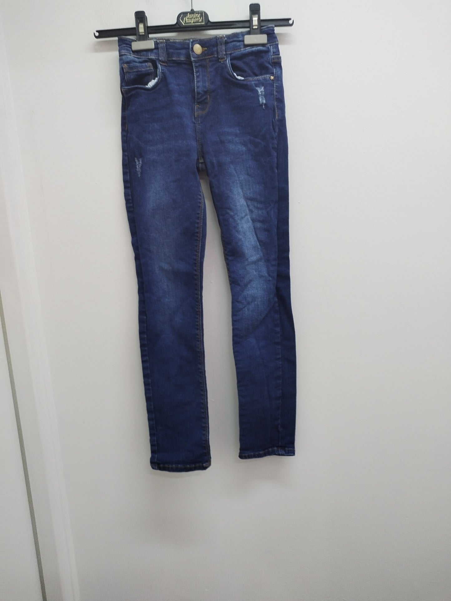 Jeans slim Vertbaudet bleu Taille 10 Ans