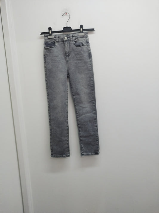 Jeans slim Vertbaudet gris délavé Taille 10 Ans