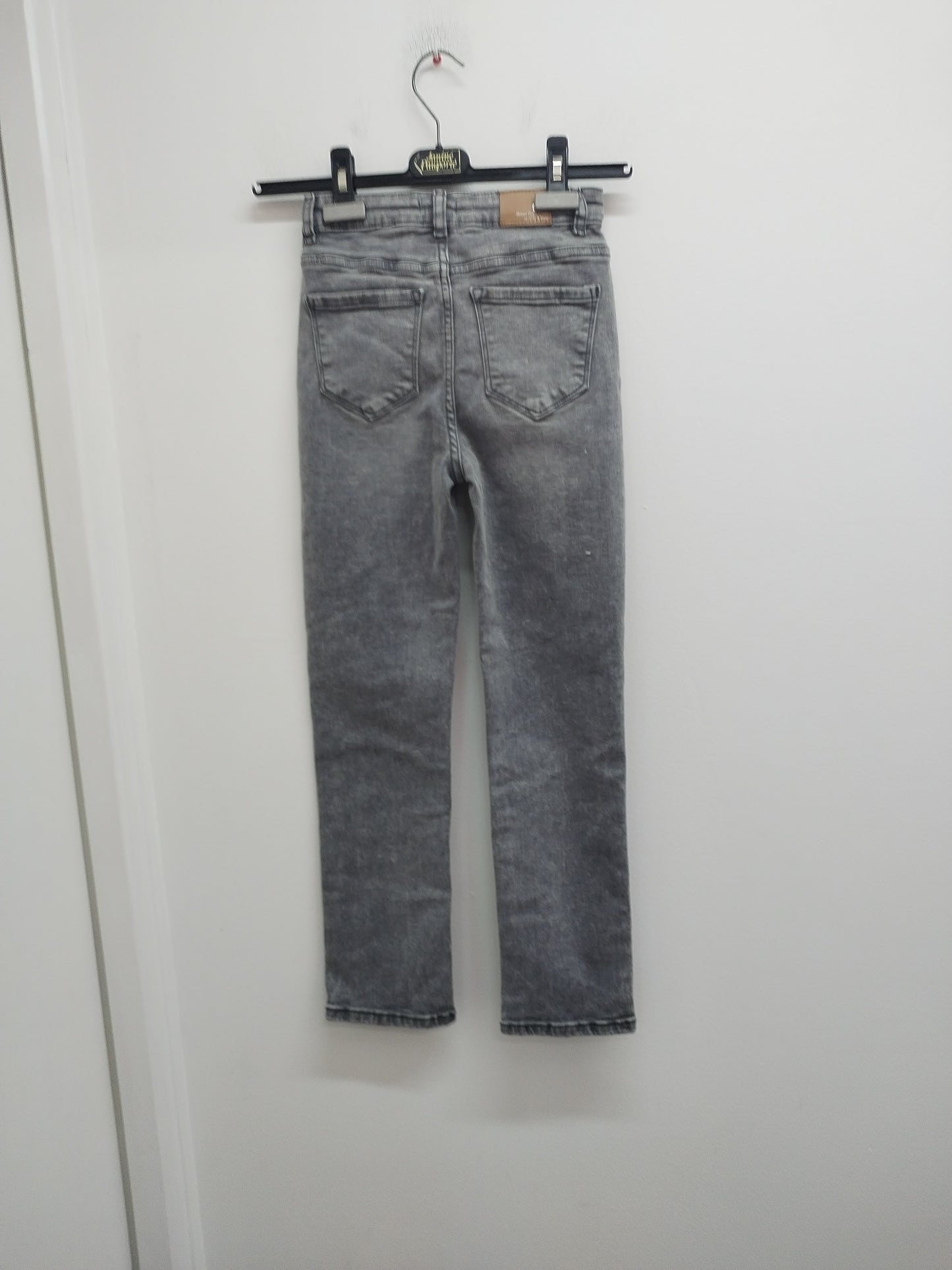 Jeans slim Vertbaudet gris délavé Taille 10 Ans