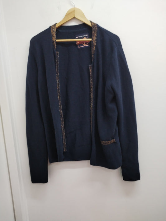 Gilet zippé Terre de Marins marine Taille XL