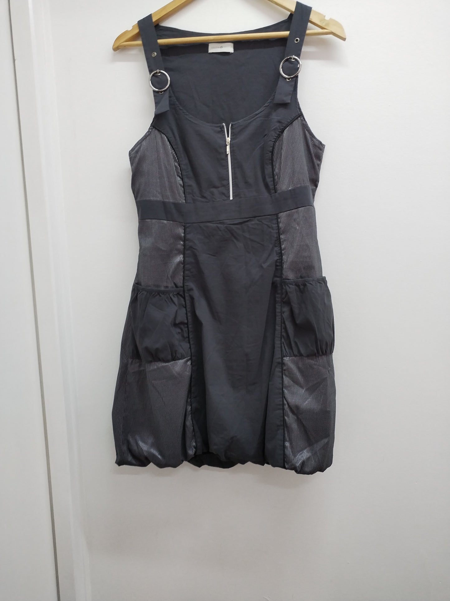 Robe à bretelles Cache-Cache grise et à carreaux Taille 42