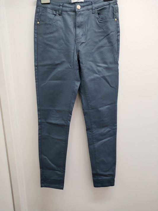Jeans enduit Sarah John bleu gris Taille 38