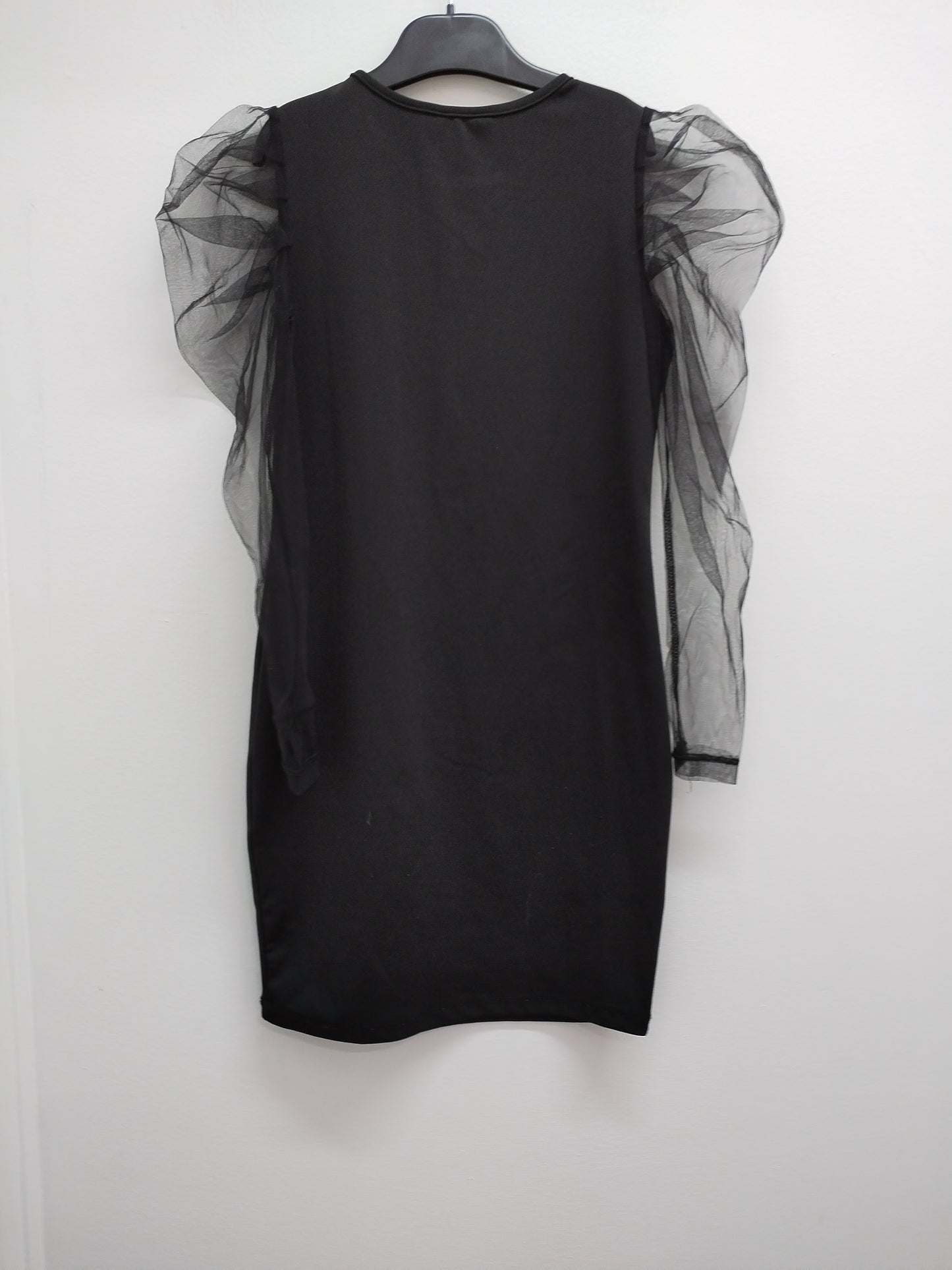 Robe manches longues en tulle Shein noire Taille 10 Ans